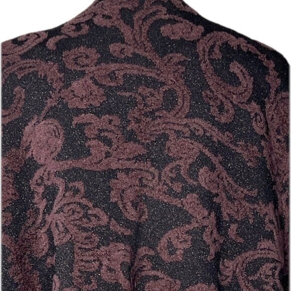 Jones New York Woman 2 Piece Tank And Jacket Set 2X Dressy Sparkly Black - Picture 6 of 12